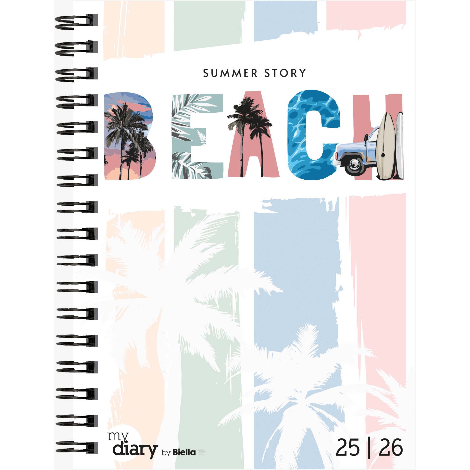 BIELLA Schüleragenda Summer 25/26 806517910026U 1W/2S 12x16.5cm