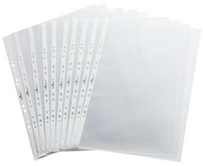 DURABLE Sichtmappen A3 quer 857719 zu Tisch-Flipchart 10 Stück