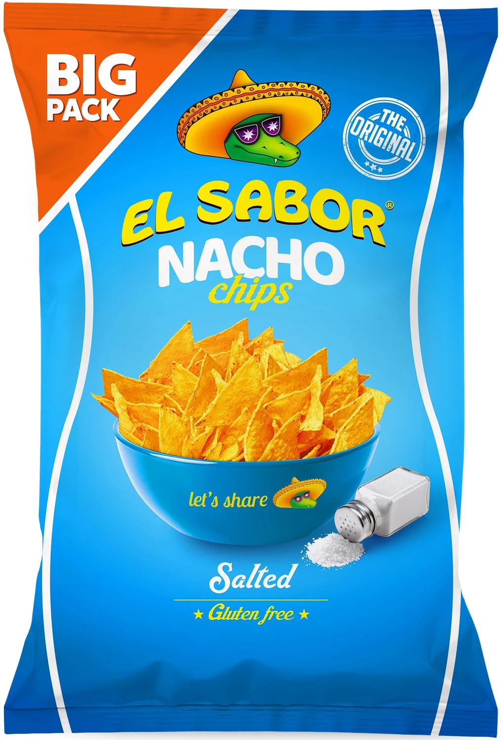 EL SABOR Nacho Chips Salted ES161 180g