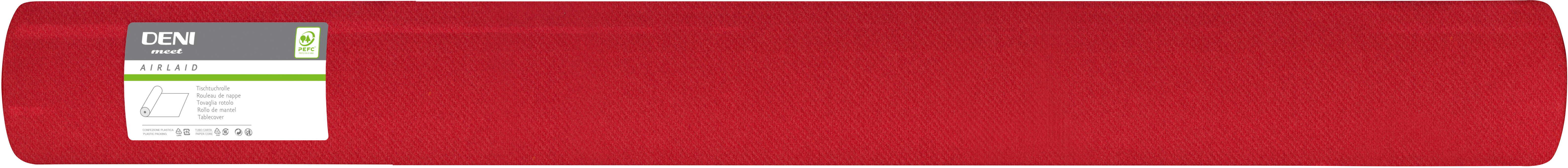 DENI Tischtuchrolle Airlaid 5191 120cmx50m rot