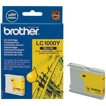 BROTHER Tintenpatrone yellow LC-1000Y DCP-130C/MFC-240C 400 Seiten BROTHER Tintenpatrone yellow LC-1000Y DCP-130C/MFC-240C 400 Seiten