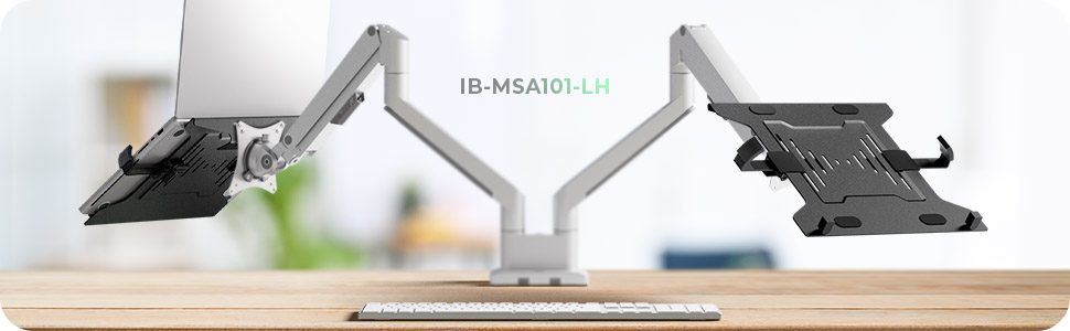 ICY BOX Notebook holder as an IB-MSA101-LH accessory for VESA support