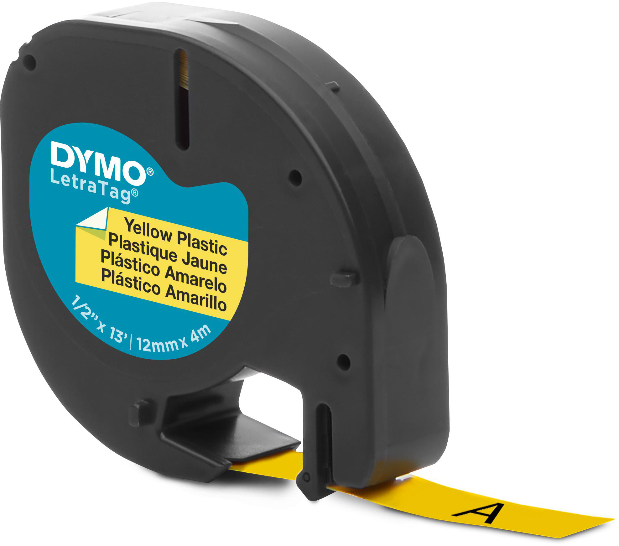 DYMO Schriftband LetraTag 12mmx4m S0721620 gelb DYMO Schriftband LetraTag 12mmx4m S0721620 gelb