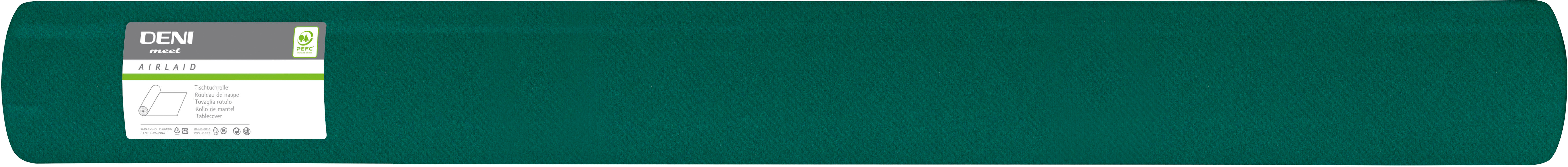 DENI Tischtuchrolle Airlaid 5195 120cmx50m tannengrün