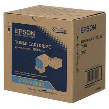 EPSON Toner-Modul cyan S050592 AcuLaser C3900 6000 Seiten EPSON Toner-Modul cyan S050592 AcuLaser C3900 6000 Seiten