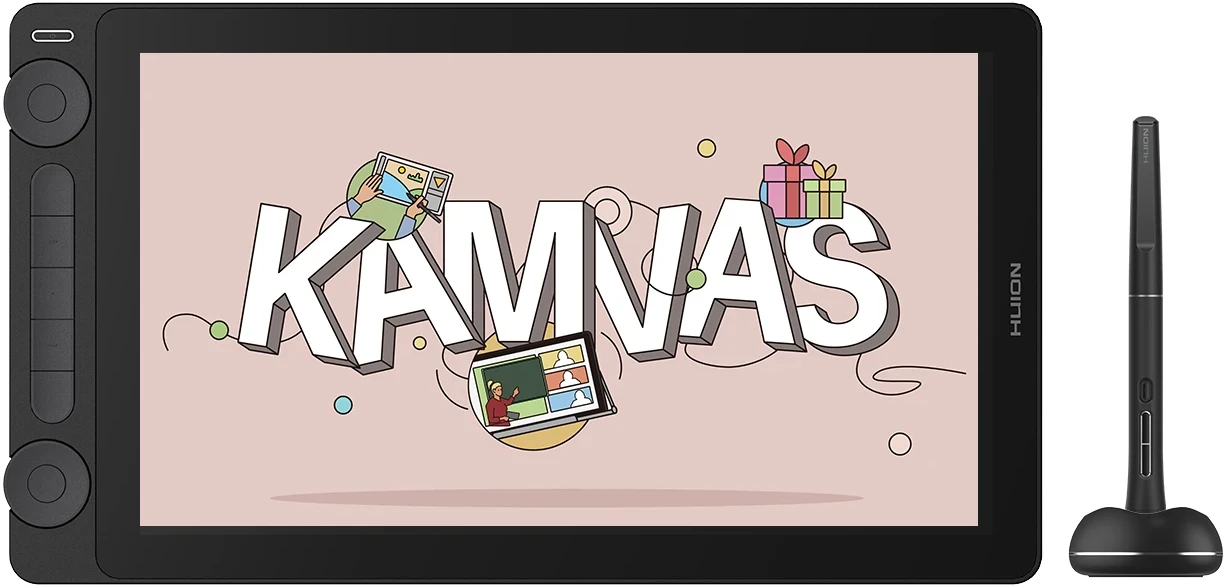 HUION Kamvas 13 Gen 3 IPS FHD Black GS1333WS 16384Levels, 5 Keys, Stand