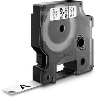 DYMO Schriftband D1 schwarz/weiss S0720530 12mm/7m DYMO Schriftband D1 schwarz/weiss S0720530 12mm/7m