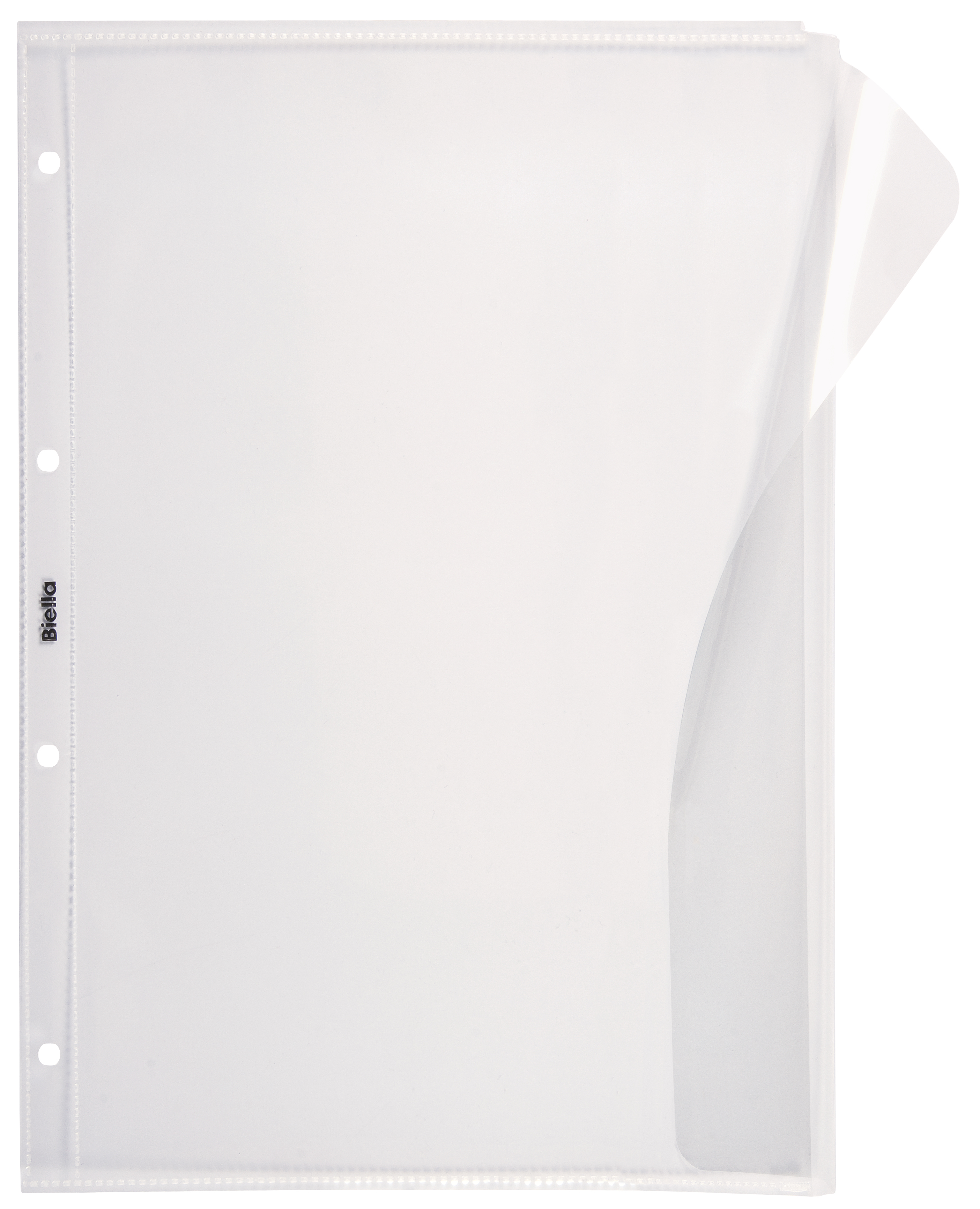 BIELLA Zeigetaschen PP 150my A4 47241503U mit Lasche glatt 10 Stück
