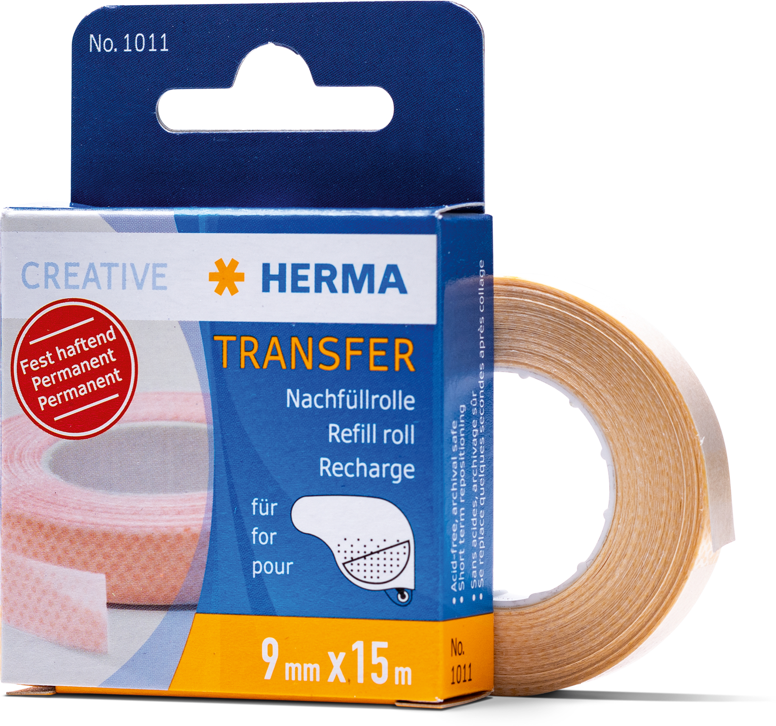 HERMA Transfer-Klebeband 15m 1011 permanent