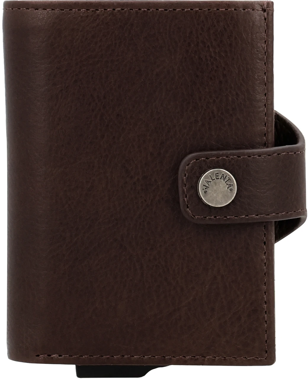 VALENTA Card Case Plus Wallet Luxe 589512 Chocolate