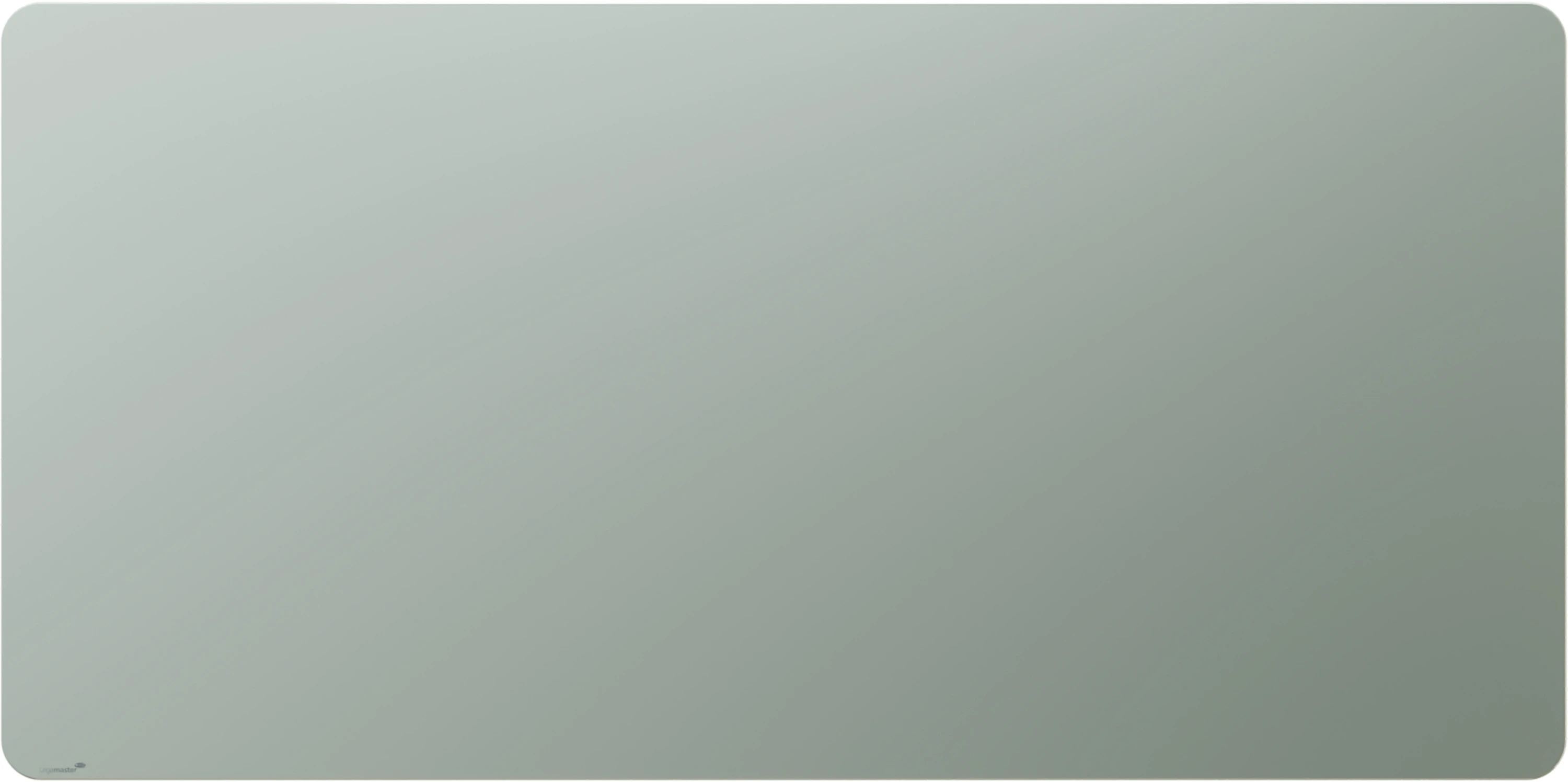 LEGAMASTER Glasboard 100x200cm 7-104364 matt, Sage Green runde Ecken
