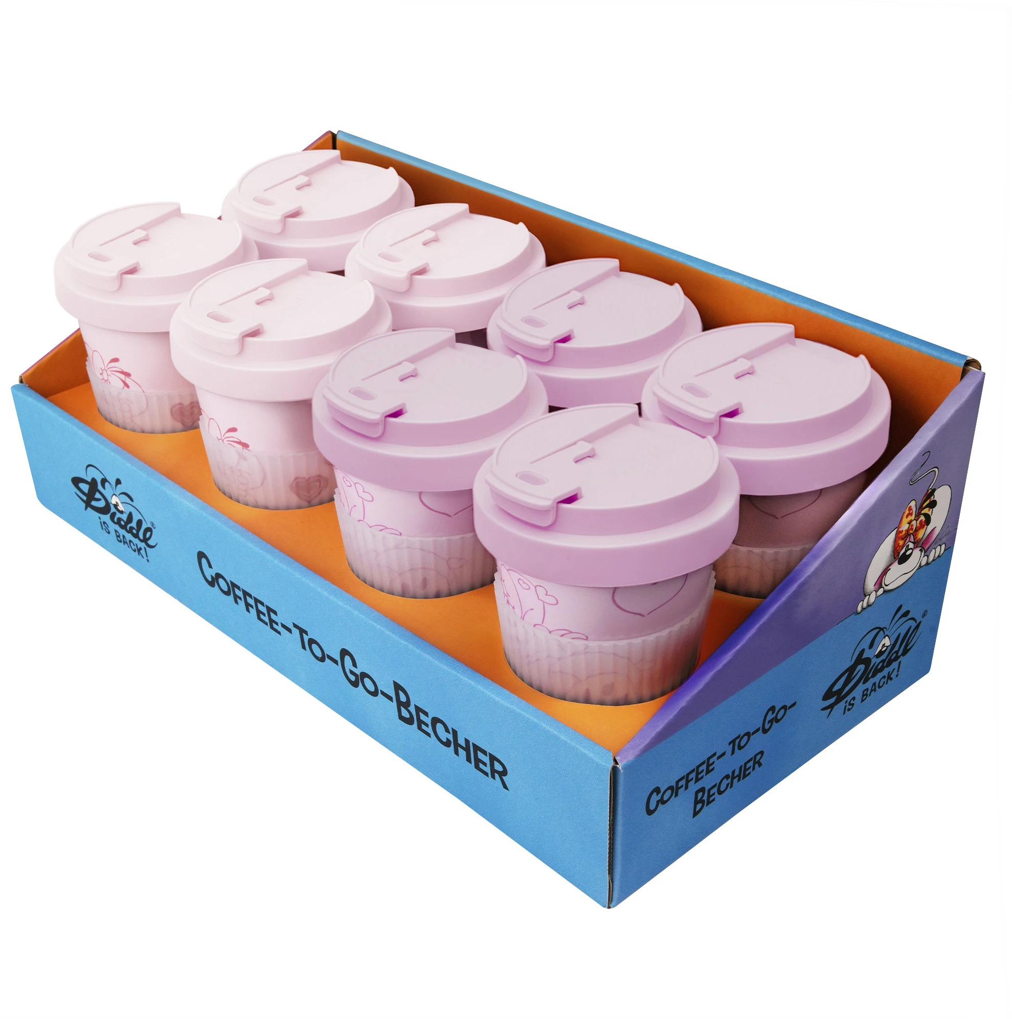 DIDDL Coffee-to-go-Becher 400ml 23724 assortiert