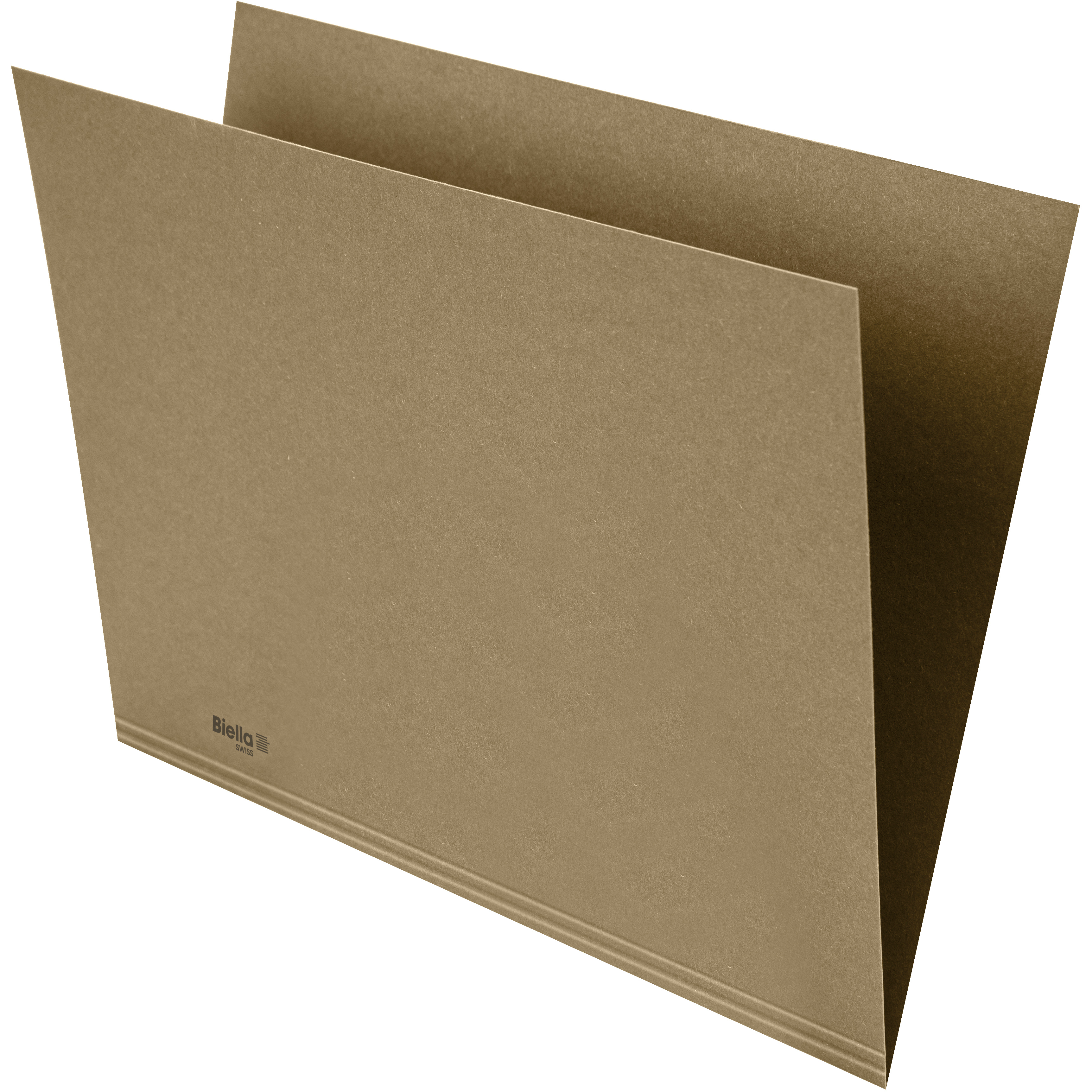 BIELLA Vertikalmappe Recycolor 25342727U 32x23,3/24,3cm, braun 100 St.