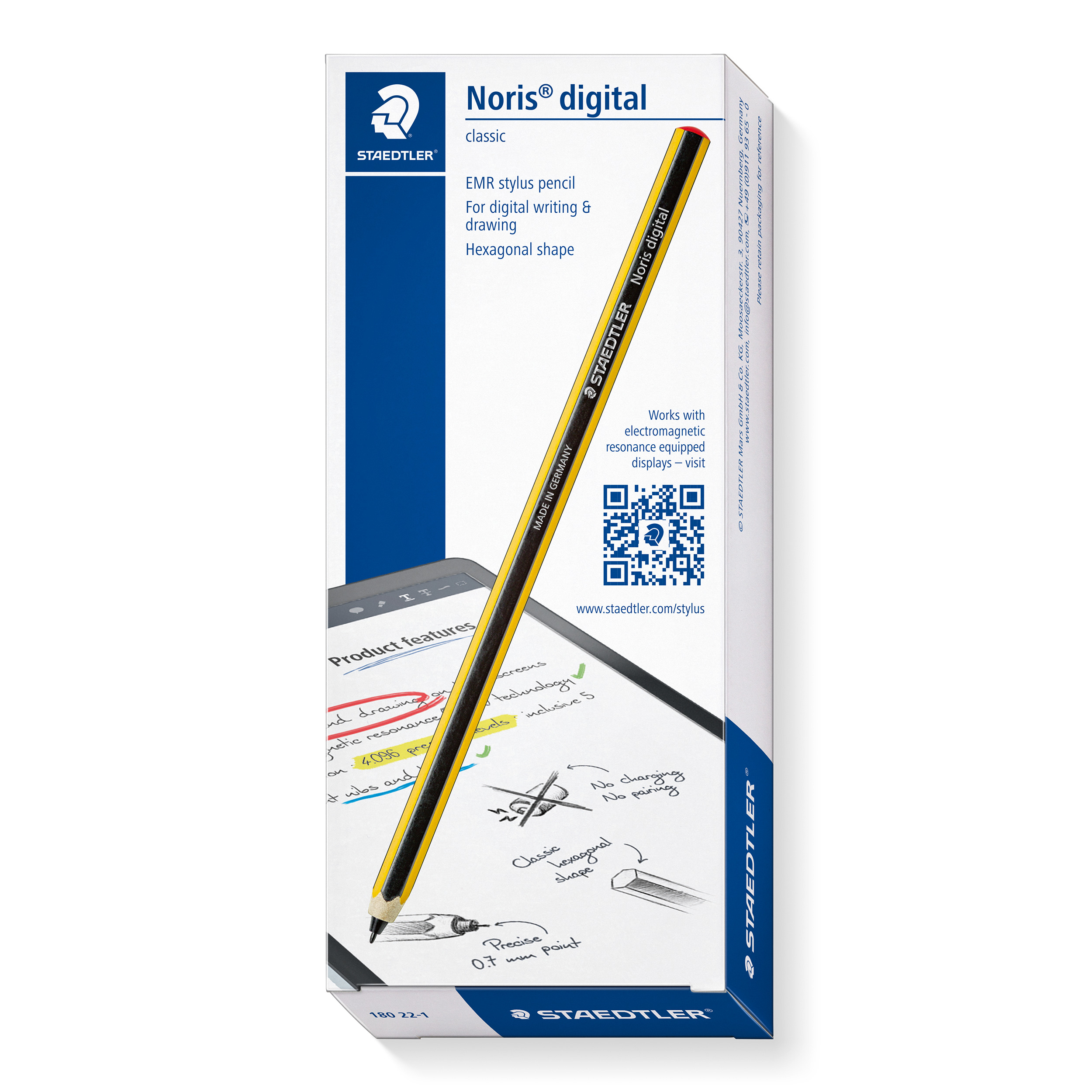 STAEDTLER Eingabestift Noris 0.77mm 180 22-1 digital