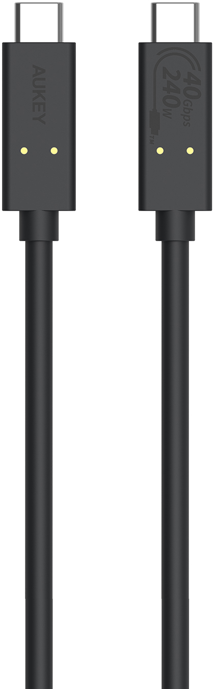 AUKEY Hyper Link Cable C to C USB4 CB-TCC241 Gen2, 0.8m, 240W AUKEY Hyper Link Cable C to C USB4 CB-TCC241 Gen2, 0.8m, 240W