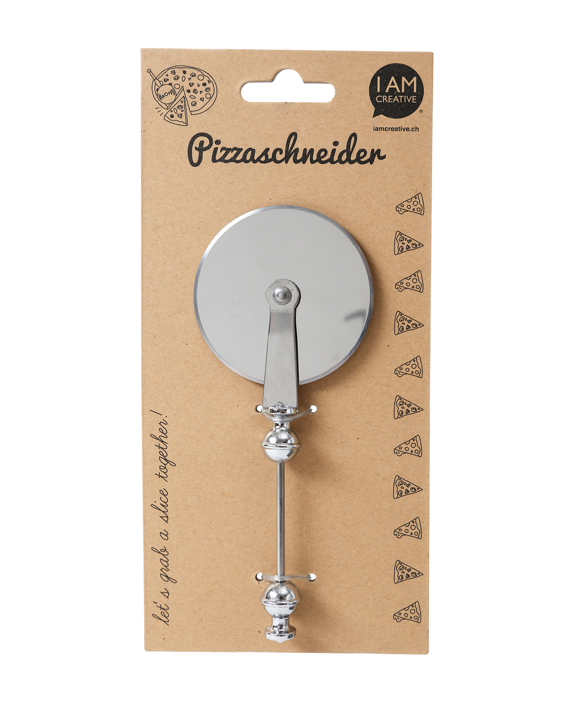 I AM CREATIVE Pizzaschneider 16cm 6011.05
