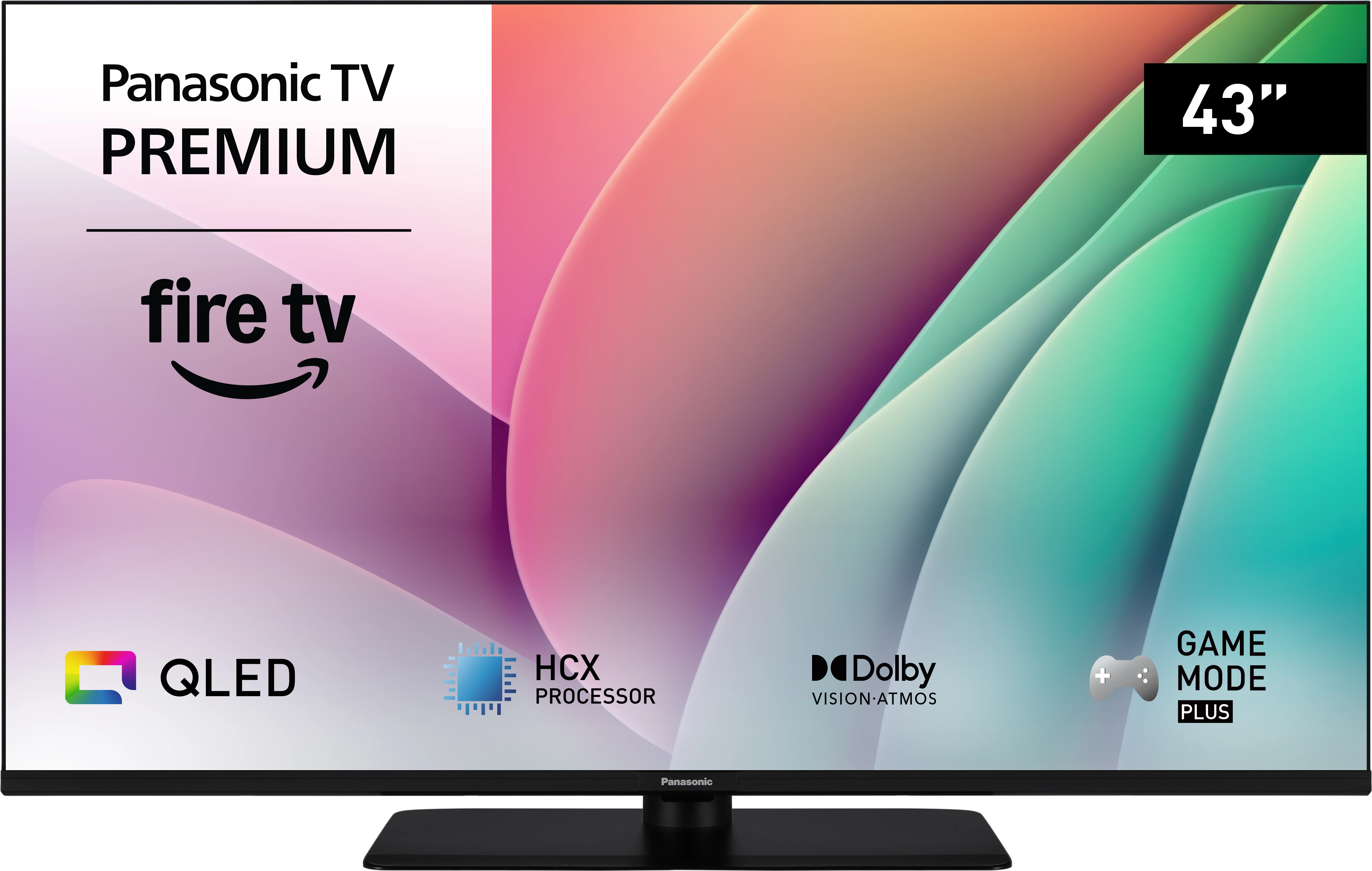 PANASONIC 43 Inch 4K UHD LCD TV-43W80AEZC Fire TV, 60 Hz, HDR10+, Dolby
