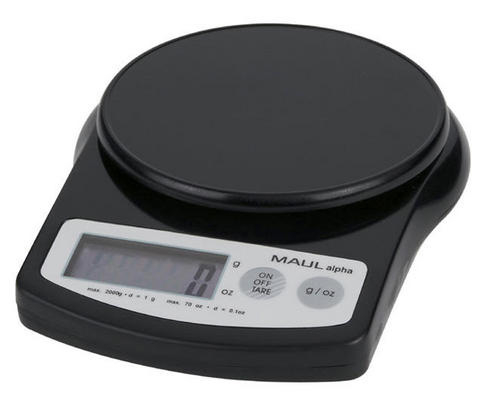 MAUL Briefwaage MAULalpha 2000g 22.60 1g schwarz
