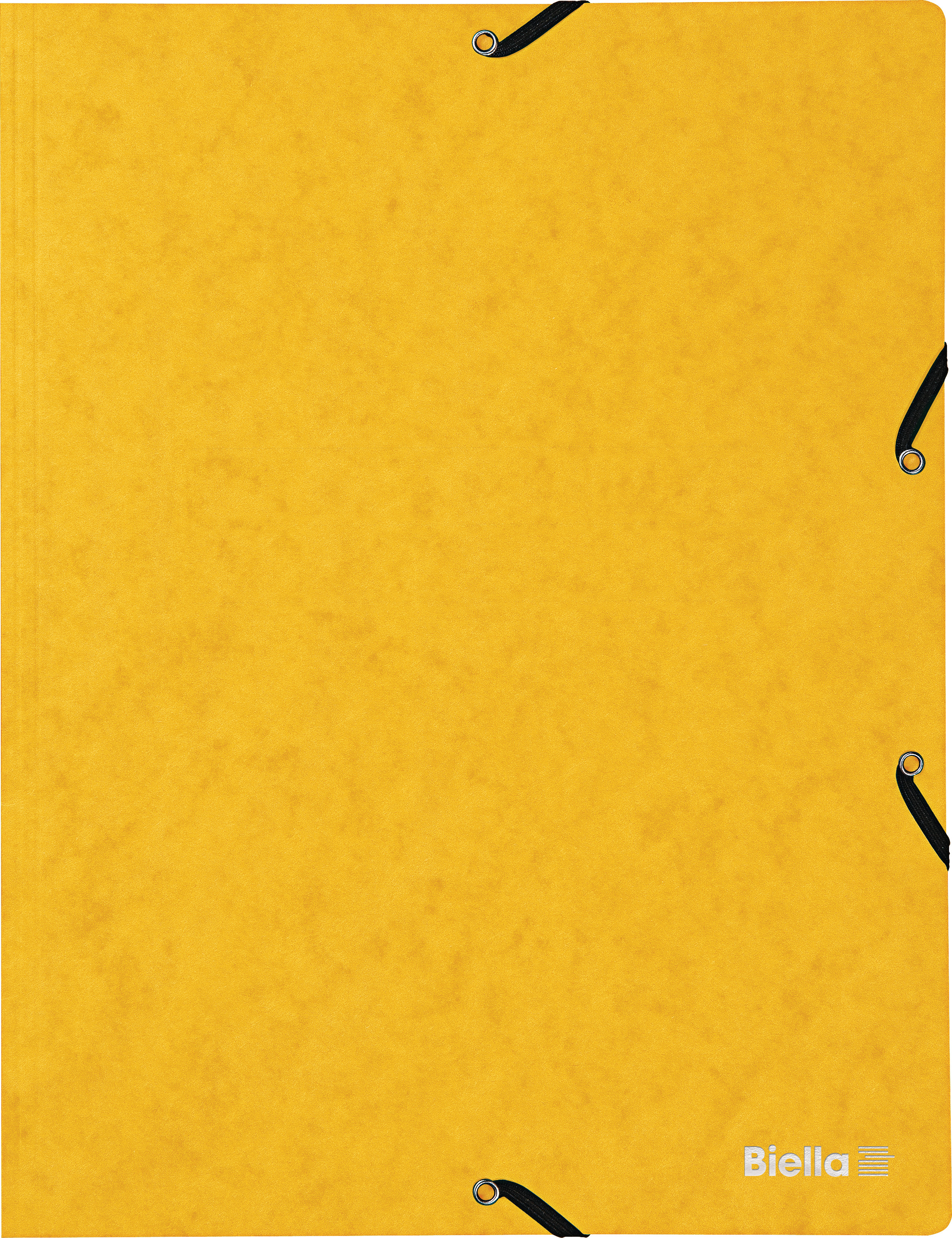 BIELLA Gummibandmappe A4 17840120U gelb, 355gm2 200 Bl.