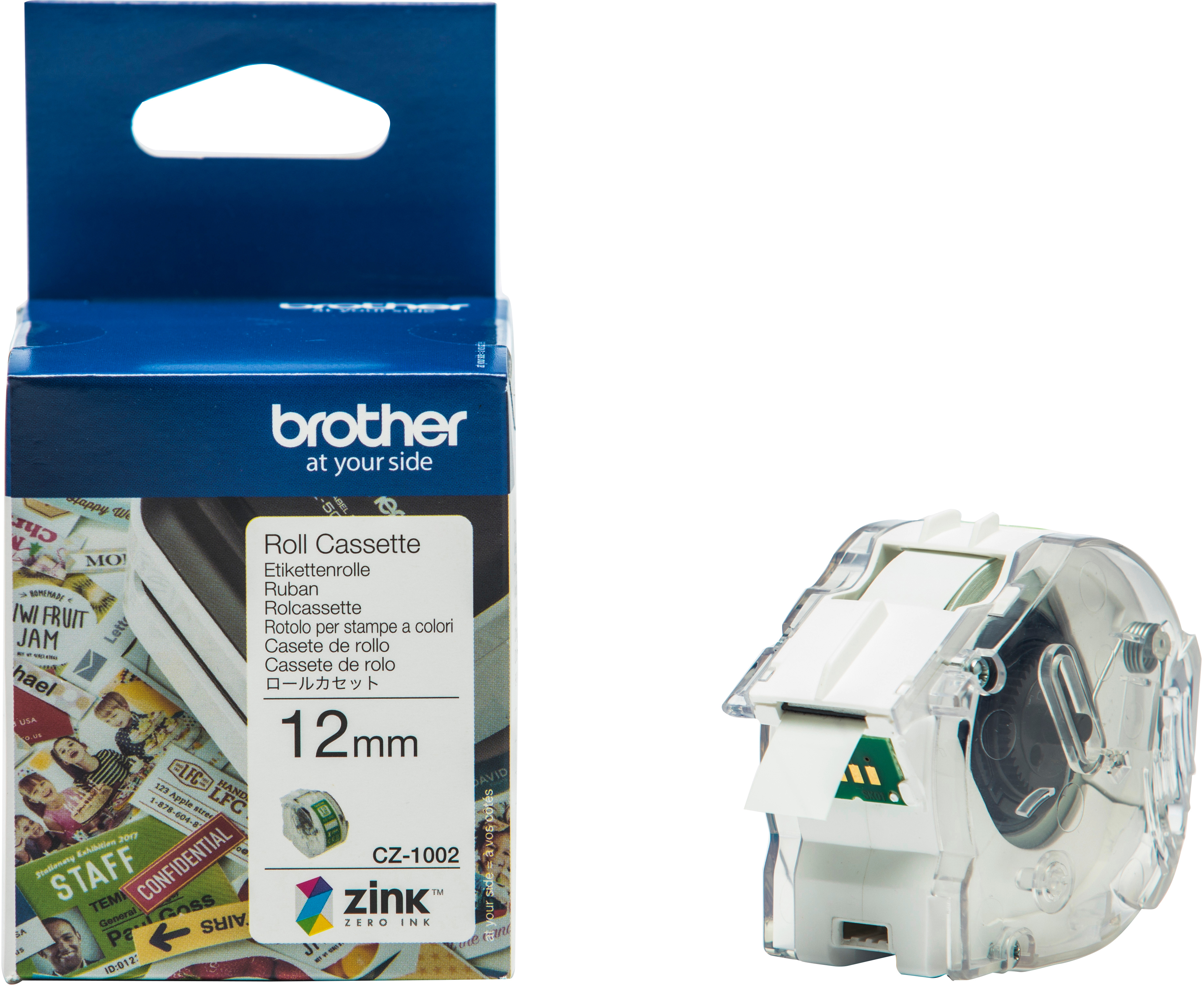 PTOUCH Colour Paper Tape 12mm/5m CZ-1002 VC-500W Compact Label Printer PTOUCH Colour Paper Tape 12mm/5m CZ-1002 VC-500W Compact Label Printer