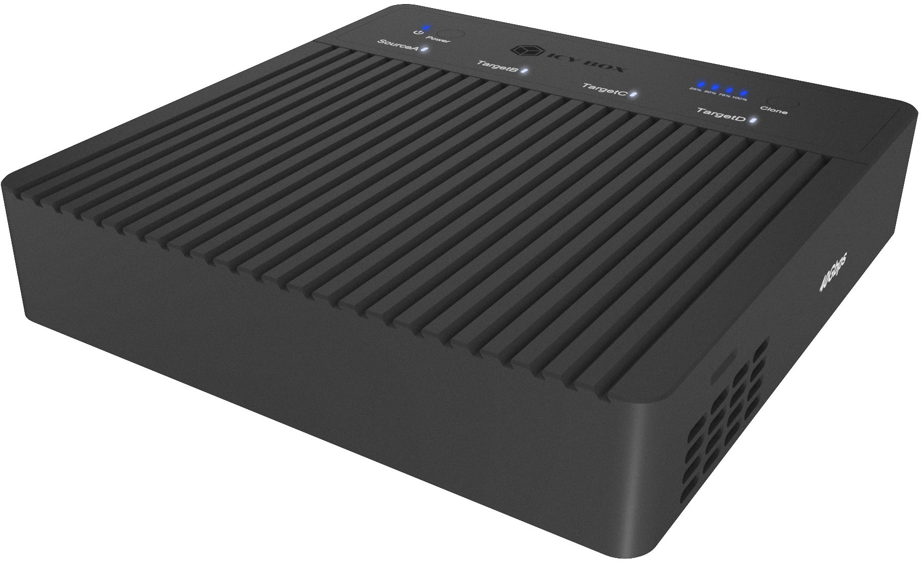 ICY BOX Docking & CloneStation IB-4013MCL-C4 4x M.2 NVMe SSD, USB4