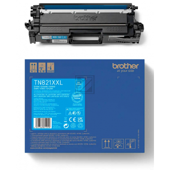 BROTHER Toner Super HY cyan TN-821XXLC HL-L9430/9470CDN 12'000 S.