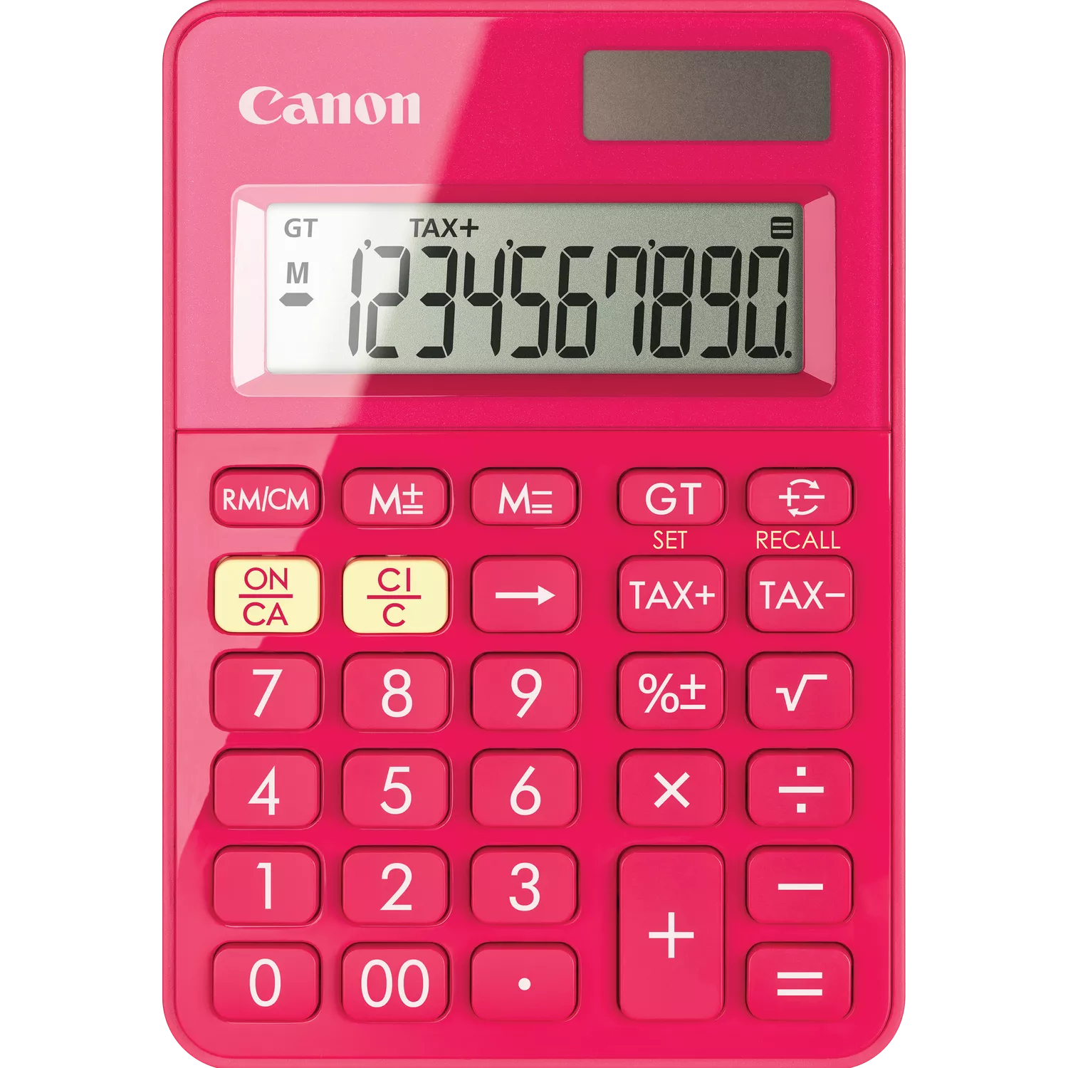 CANON Tischrechner LS-100KB-PK 10-stellig, Metallic-Finish