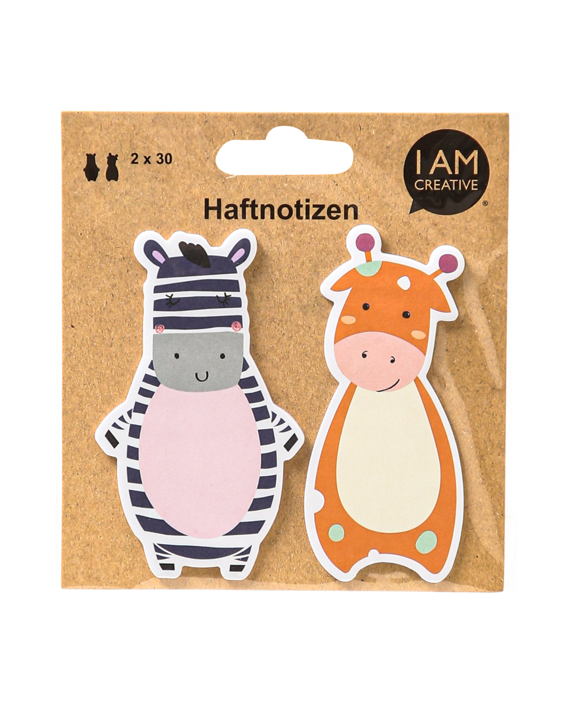 I AM CREATIVE Sticky Notes 4086.86 Zoo 60 Blatt
