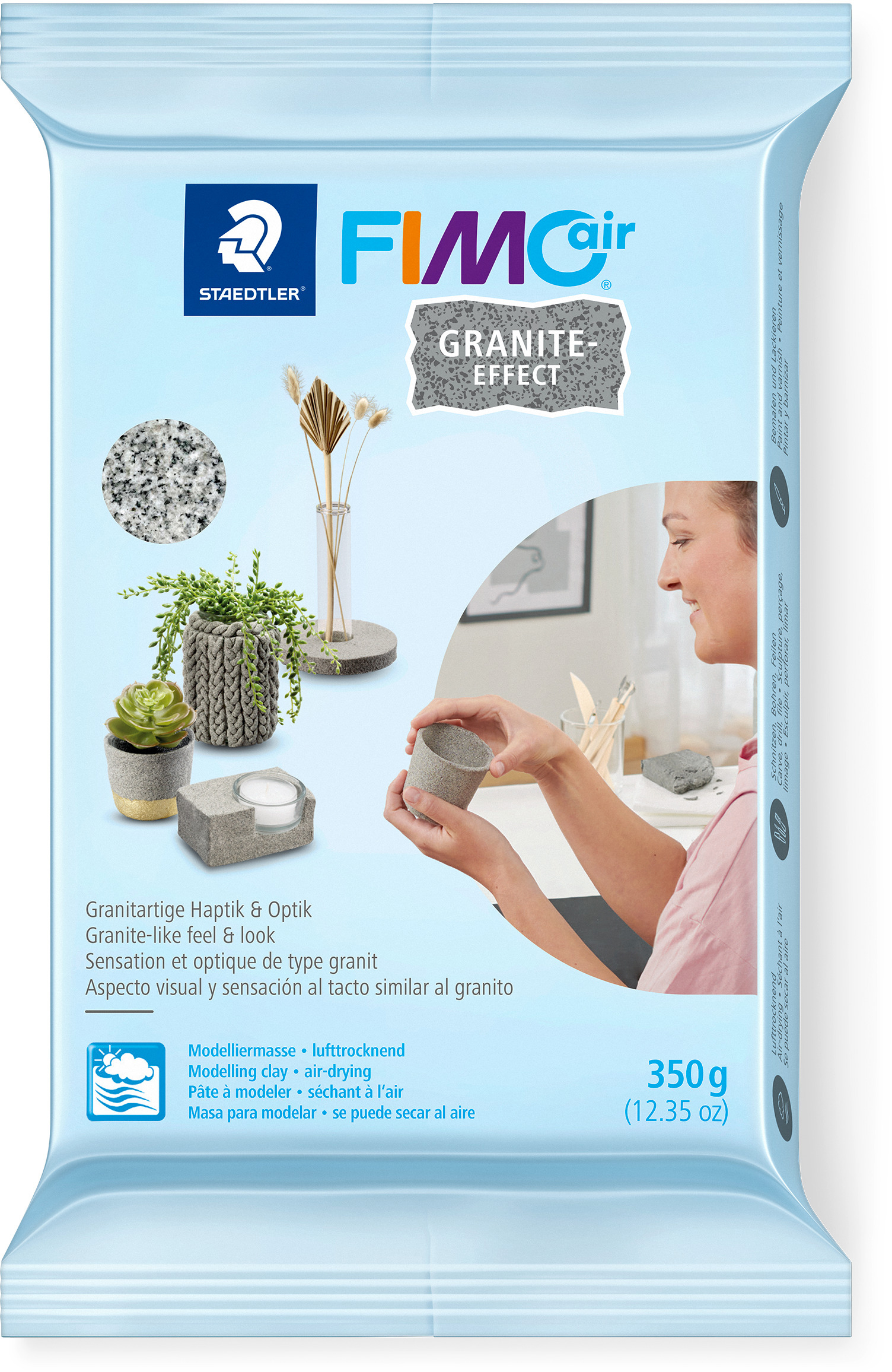 FIMO Knete Air 350g 8150-G8 granite-effect