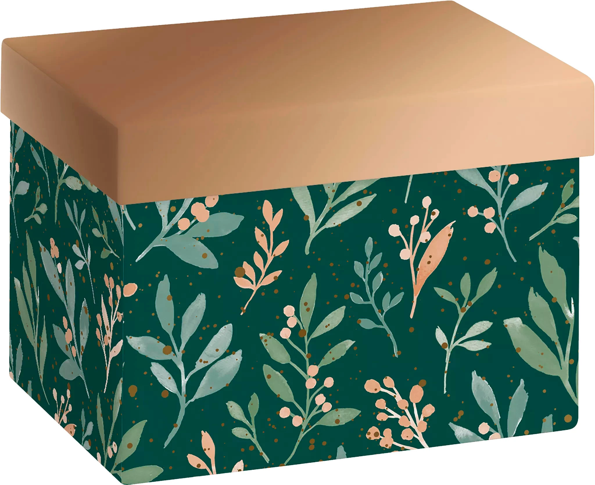 STEWO Geschenkbox Arona 2551505797 dunkelgrün 12x12x16.5cm