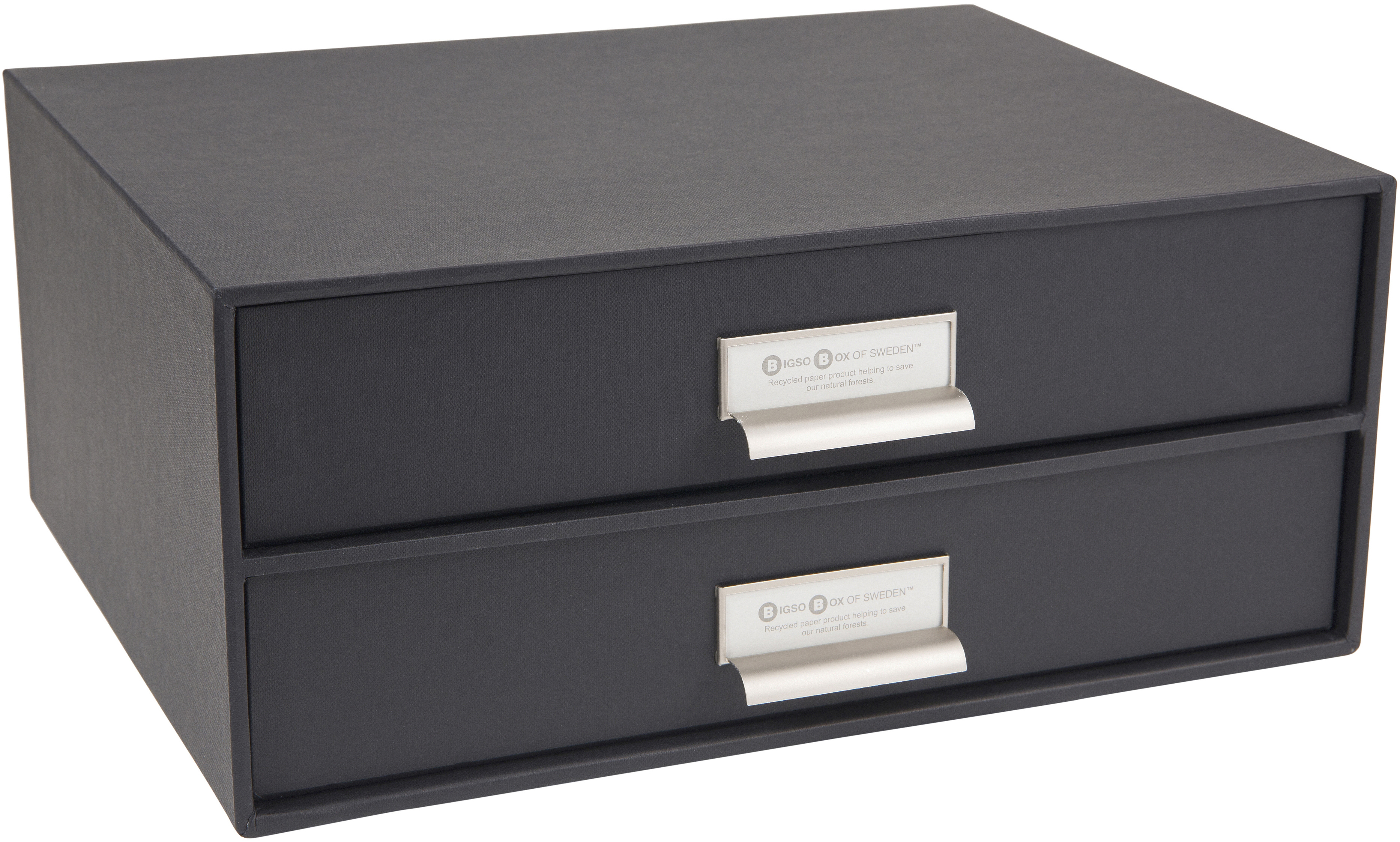 BIGSO BOX OF SWEDEN Schubladenbox Birger 15752000 2 Schubladen, dunkelgrau