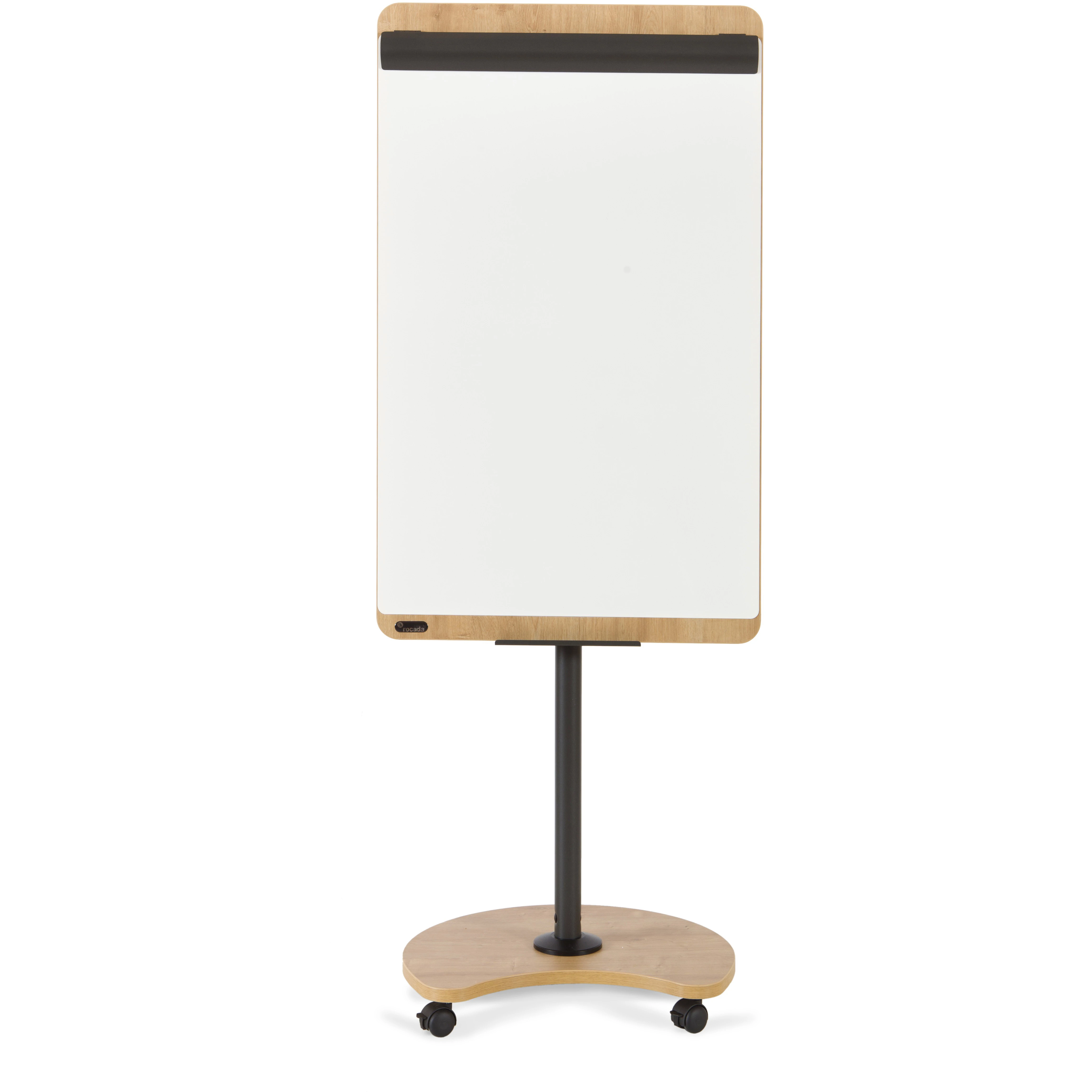 BEREC Flipchart Design Mobil NAT0618 Holz auf Rollen 69x195cm