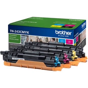 BROTHER Toner Multipack CMYK TN-243CMYK HL-L3210CW 1000 Seiten BROTHER Toner Multipack CMYK TN-243CMYK HL-L3210CW 1000 Seiten