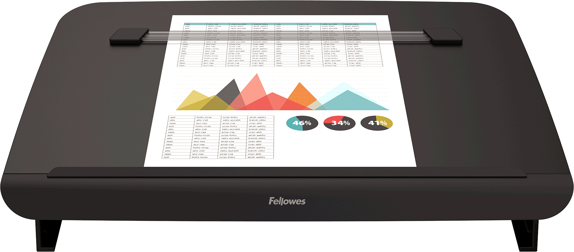 FELLOWES Dokumentenhalter Hana 8055701 schwarz
