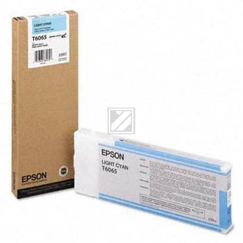 EPSON Tintenpatrone light cyan T606500 Stylus Pro 4880 220ml EPSON Tintenpatrone light cyan T606500 Stylus Pro 4880 220ml