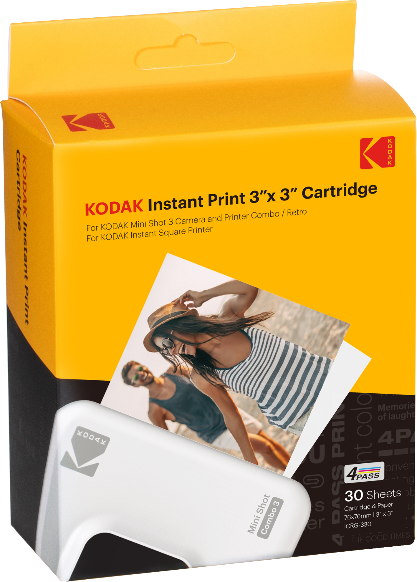 KODAK Film für MiniShot 3 Retro KOPAICRG330 76x76mm