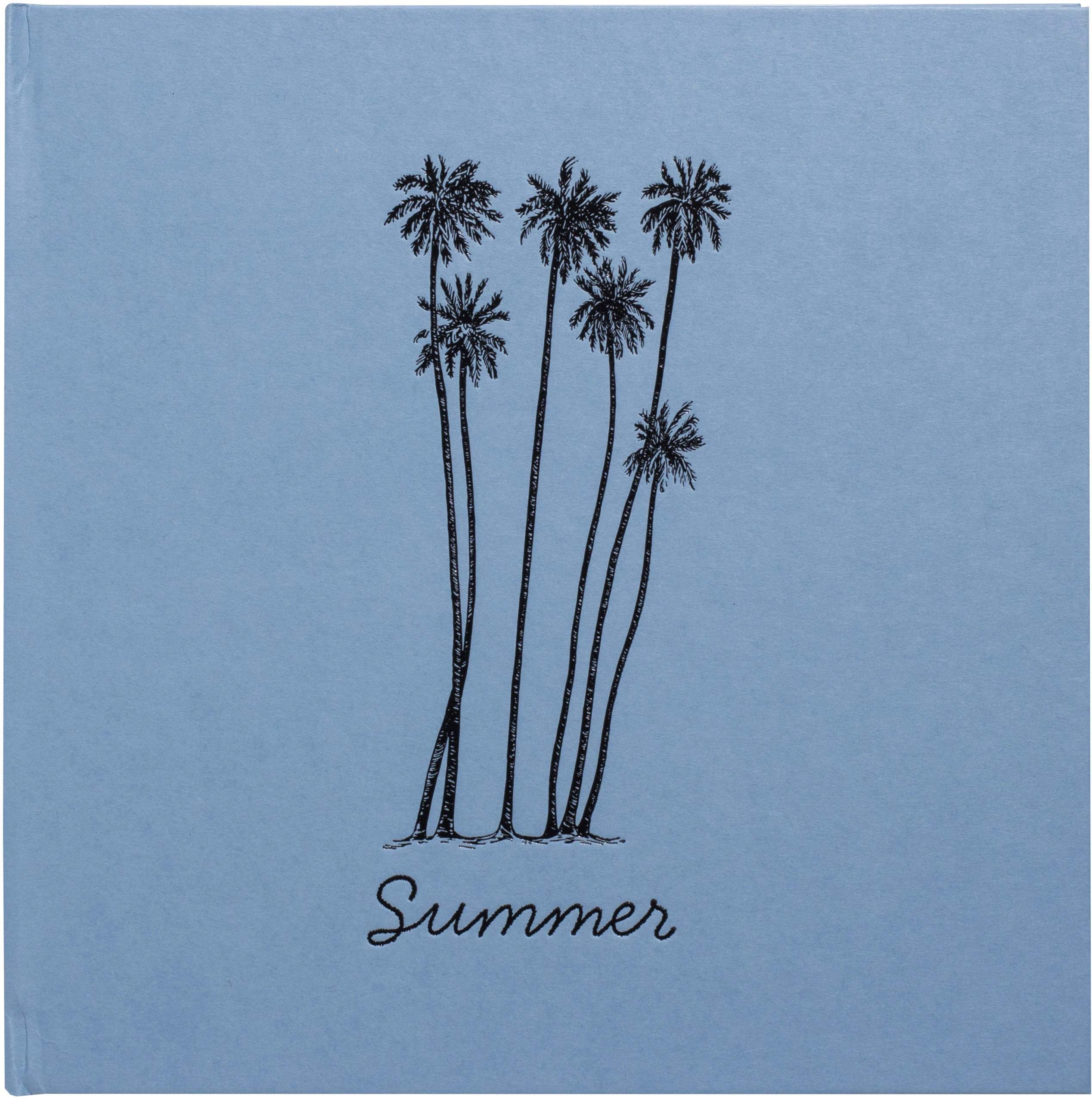 EXACOMPTA Fotoalbum Summertime 25x25cm 16345E Eisblau 30 Seiten
