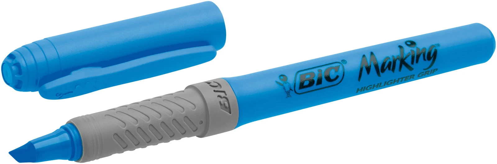 BIC Textmarker Grip 1.6-3.3mm 811931 blau