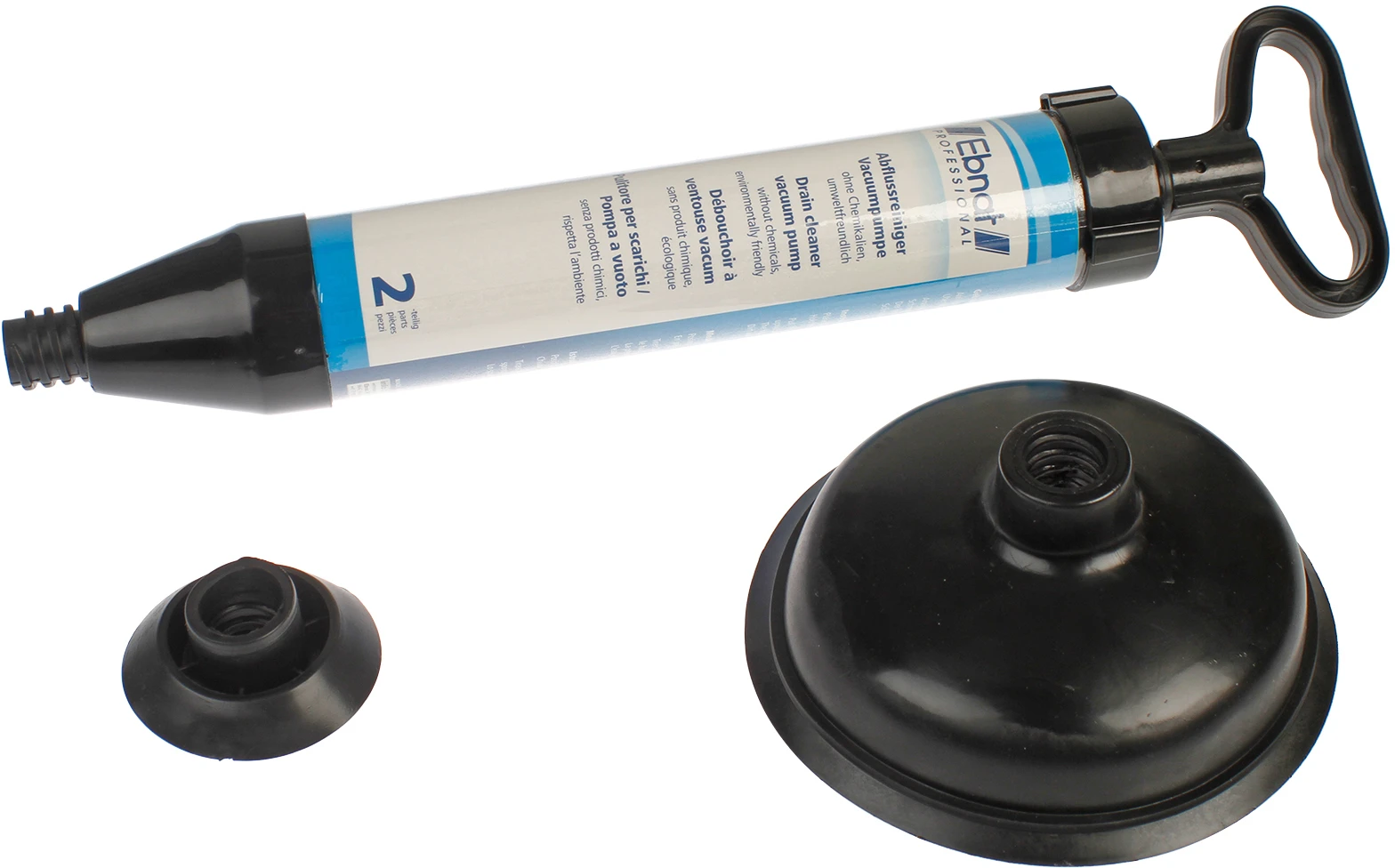 EBNAT Abflussreiniger Vakuumpumpe 259903 schwarz