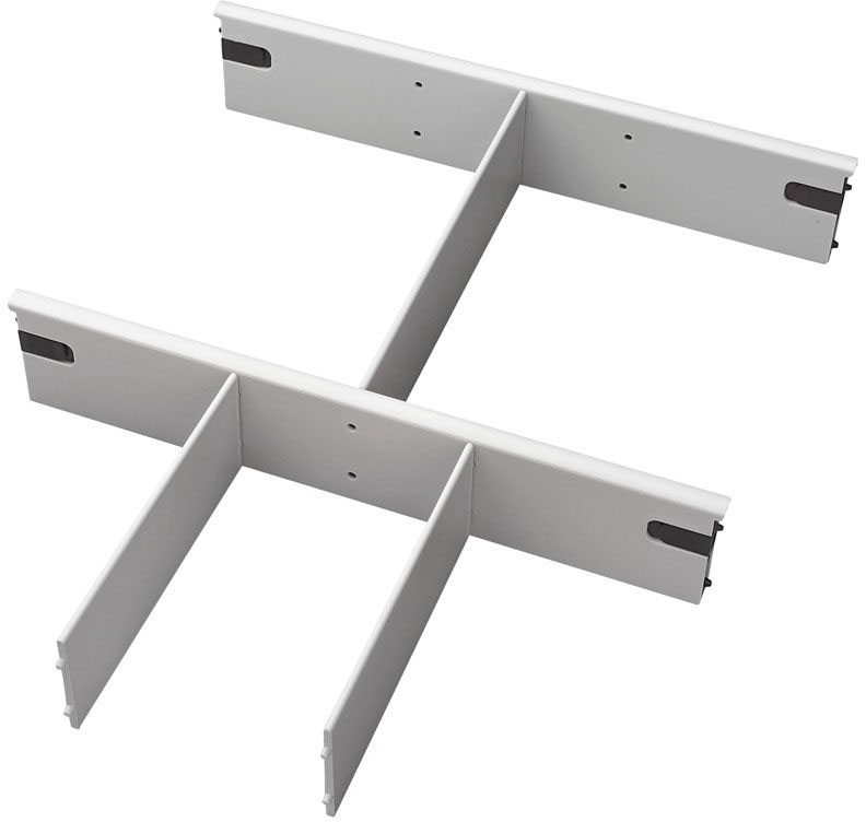 APOLLO Trennsteg-Set VACTR grau, für Rollcontainer
