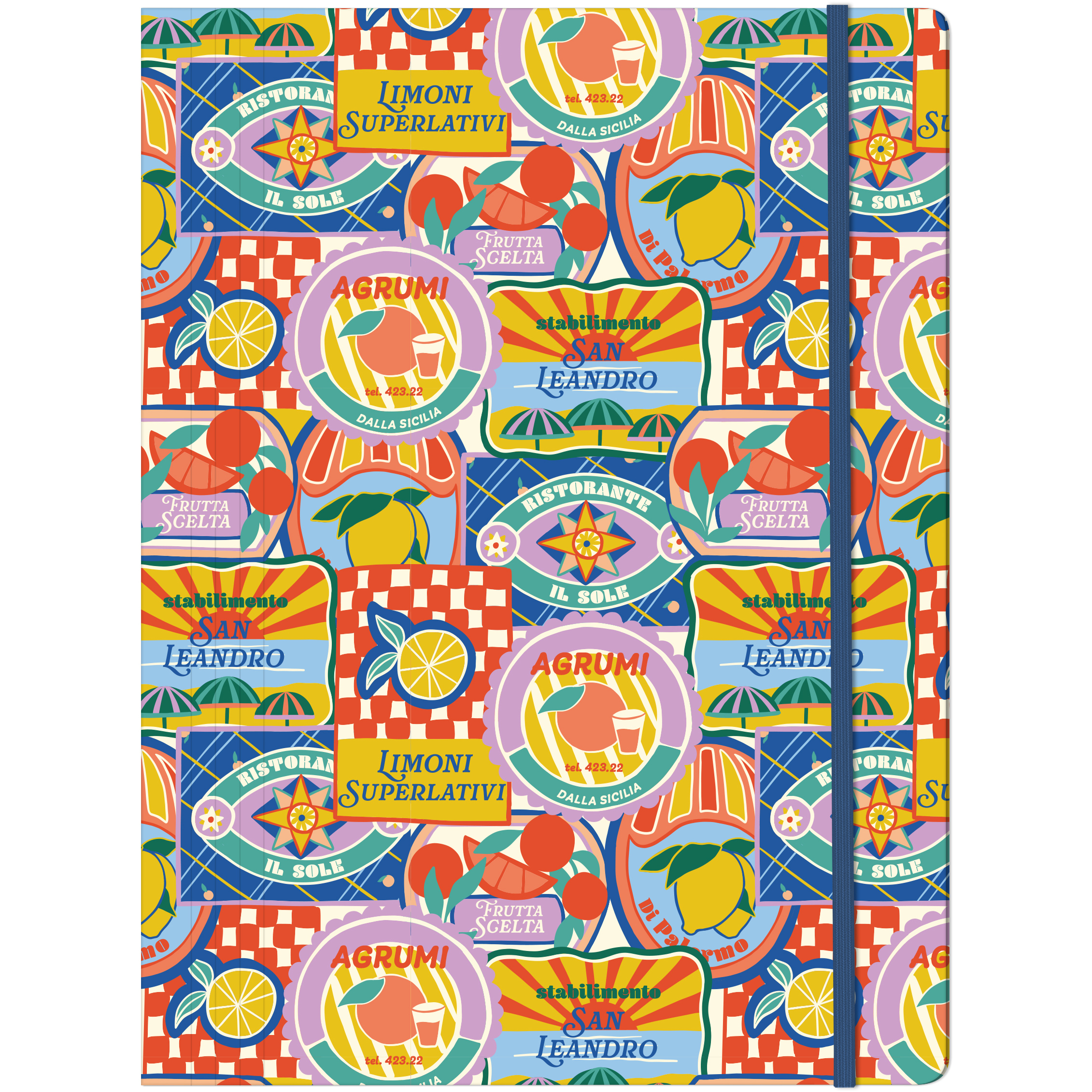 CLAIREFONTAINE Sammelmappe 24x32cm 116275C Dolce Amore mit Gummizug
