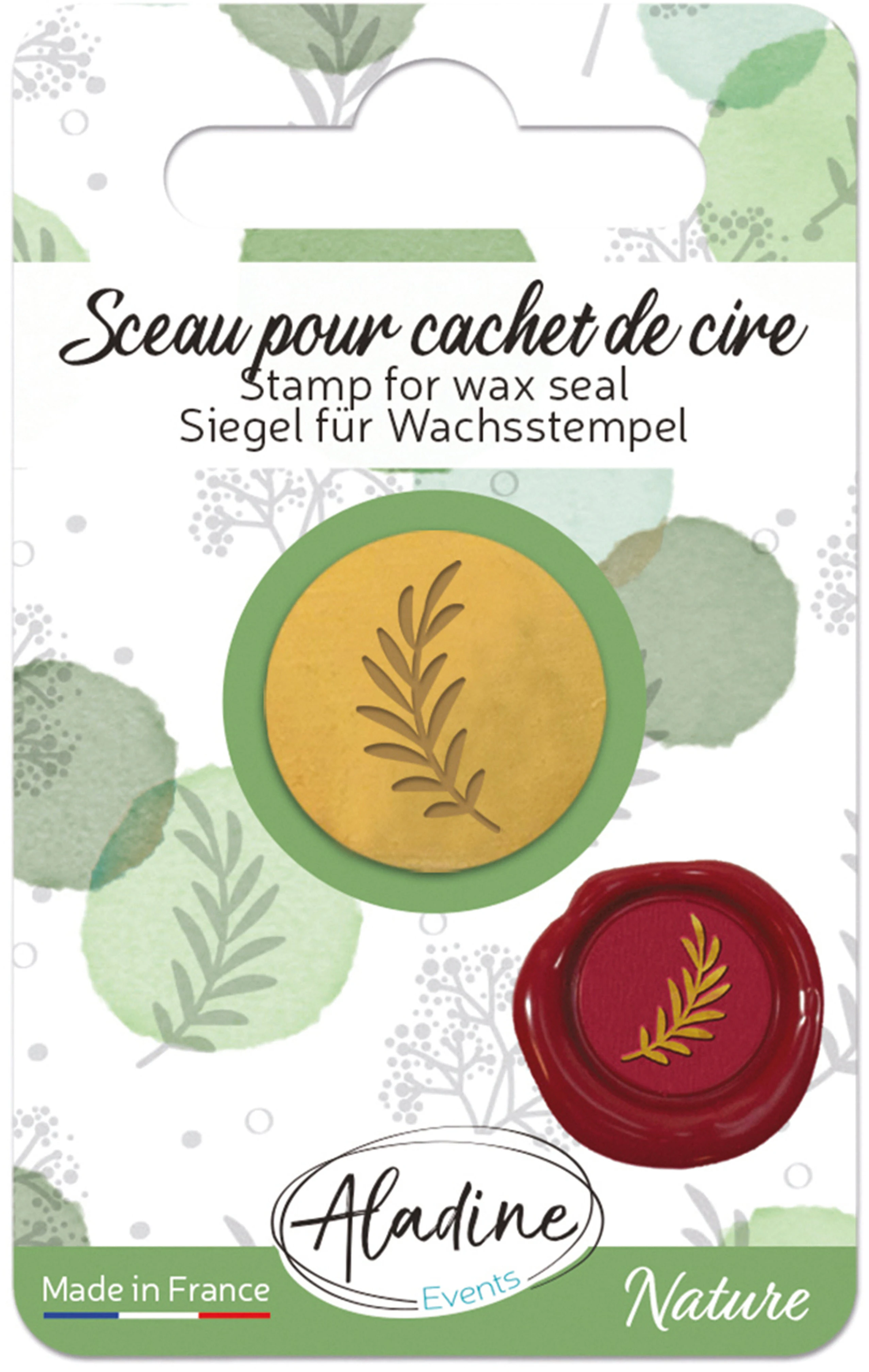 ALADINE Siegel für Wachsstempel 55454 Eukalyptus