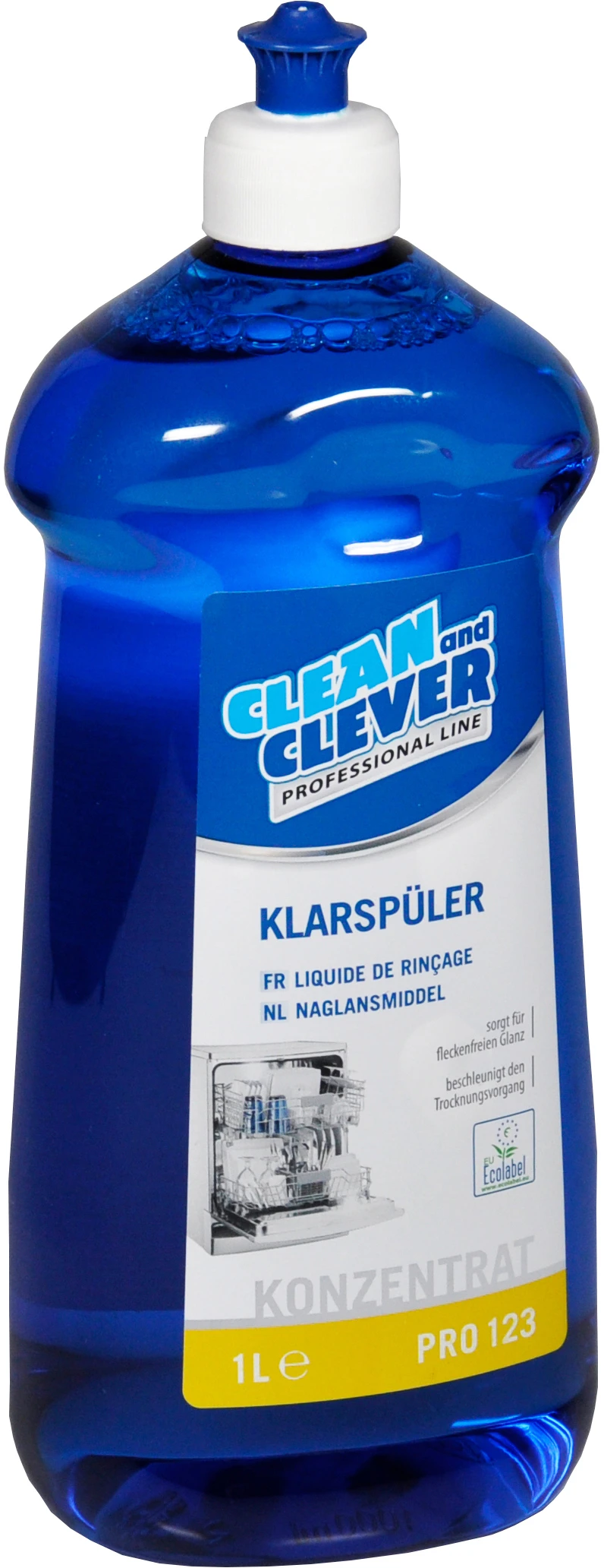 CLEAN AND CLEVER Klarspüler 1Lt 9652 PRO123