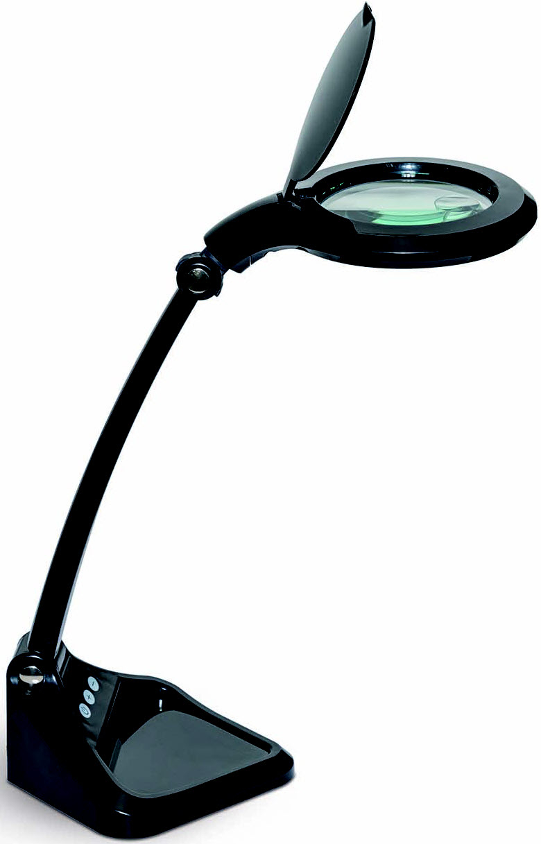 MAUL LED-Lupenleuchte 55.30 MAULiris, dimmbar, schwarz