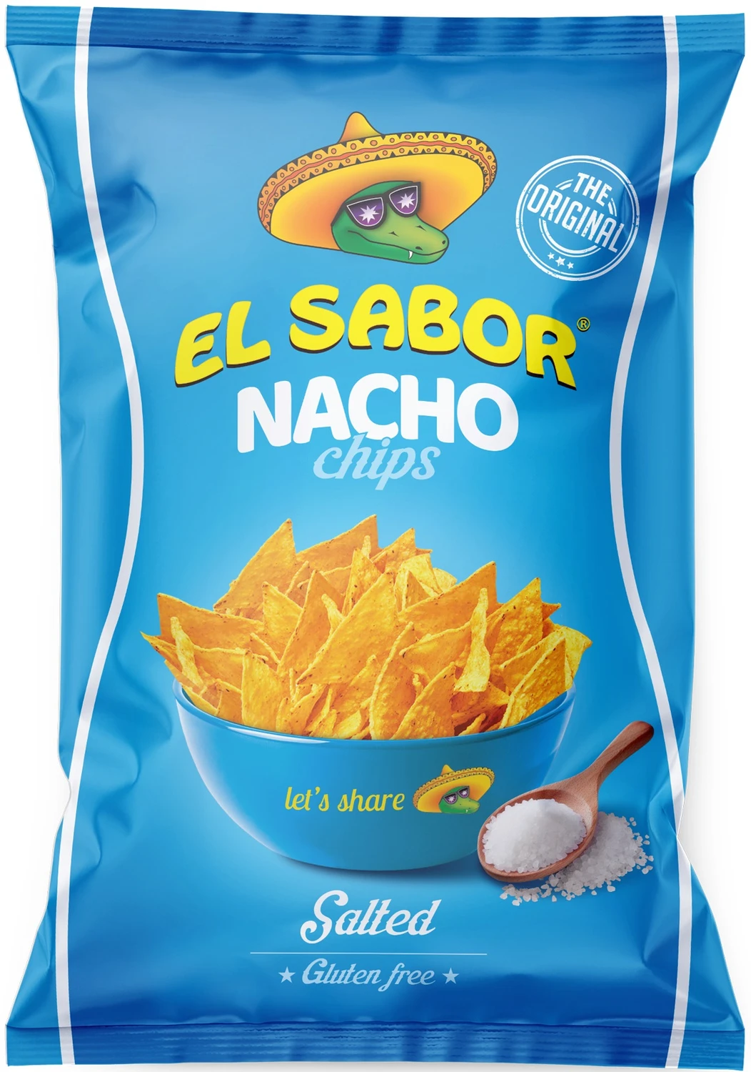 EL SABOR Nacho Chips Salted ES109 100g