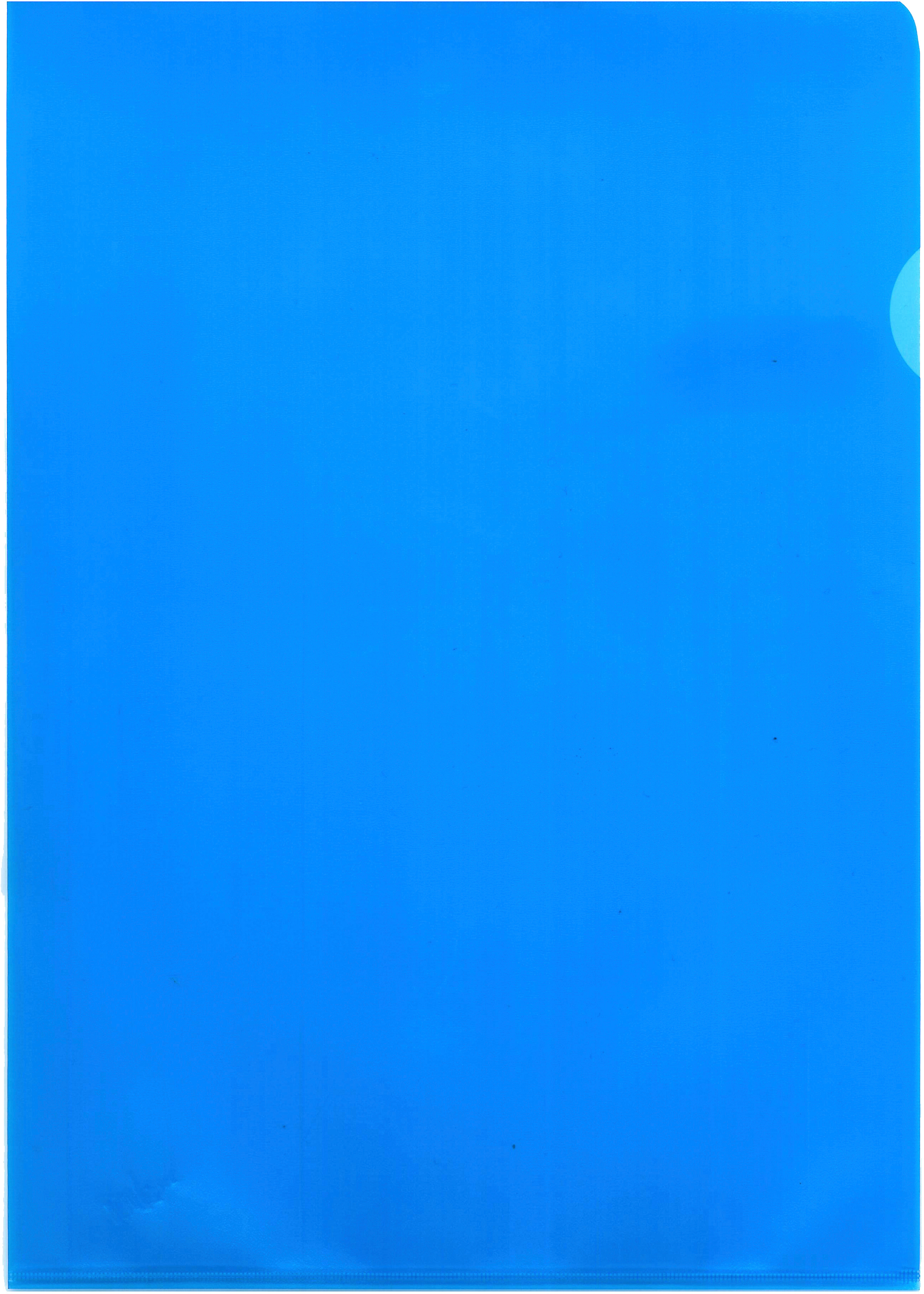 BÜROLINE Sichtmappen A4 620082 blau, matt 100 Stück