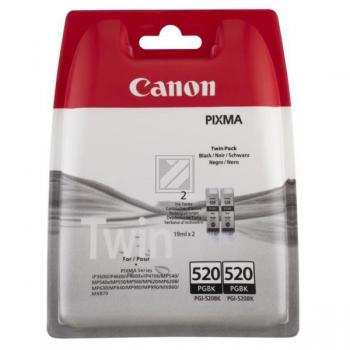 CANON Twin Pack Tinte schwarz PGI-520PACK PIXMA MP 980 2 Stück CANON Twin Pack Tinte schwarz PGI-520PACK PIXMA MP 980 2 Stück