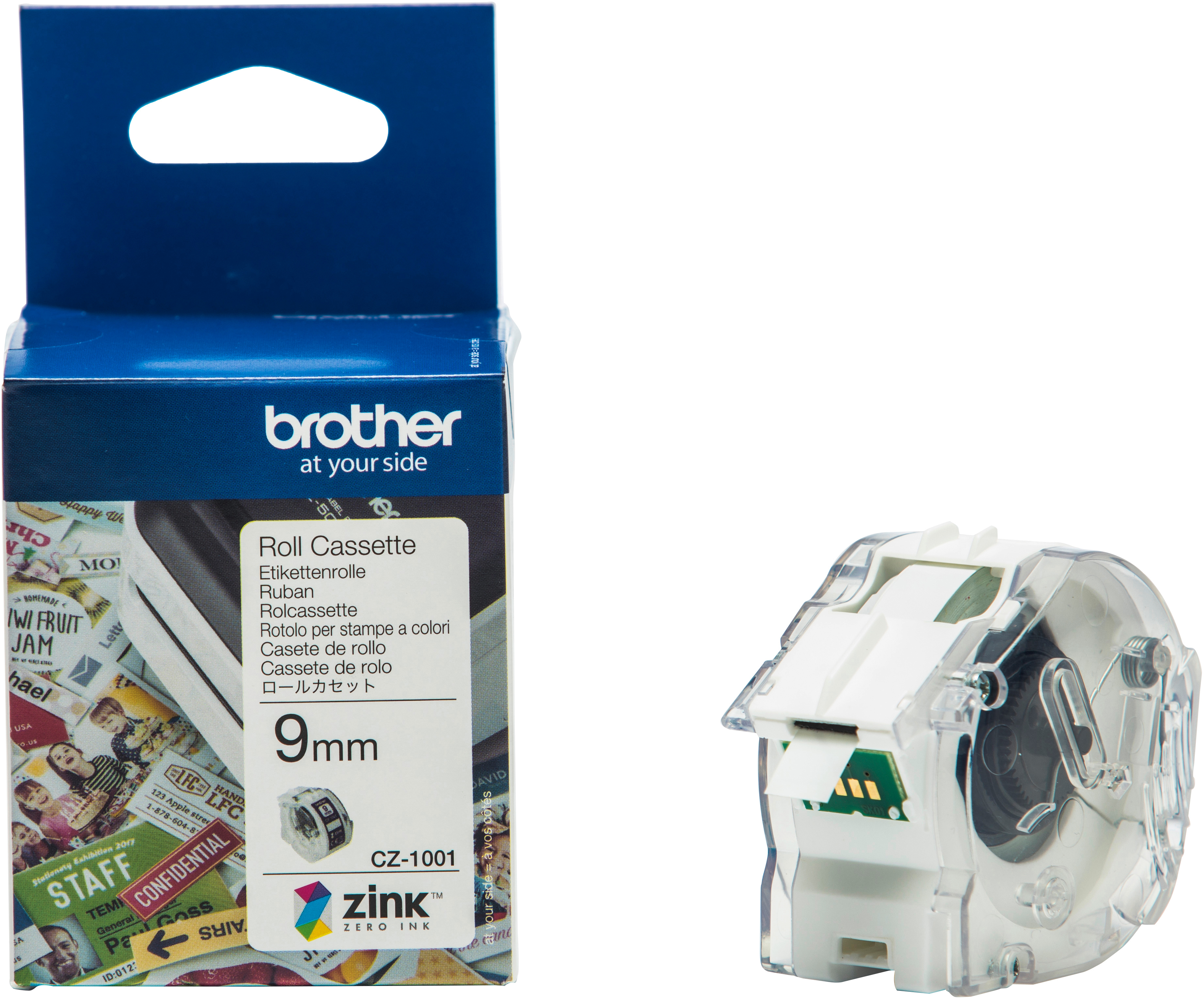 PTOUCH Colour Paper Tape 9mm/5m CZ-1001 VC-500W Compact Label Printer PTOUCH Colour Paper Tape 9mm/5m CZ-1001 VC-500W Compact Label Printer