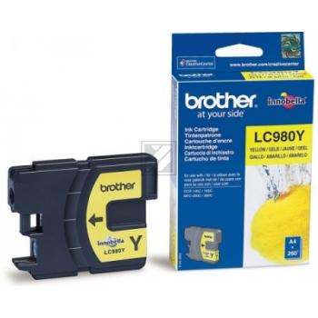 BROTHER Tintenpatrone yellow LC-980Y DCP-165C 260 Seiten BROTHER Tintenpatrone yellow LC-980Y DCP-165C 260 Seiten