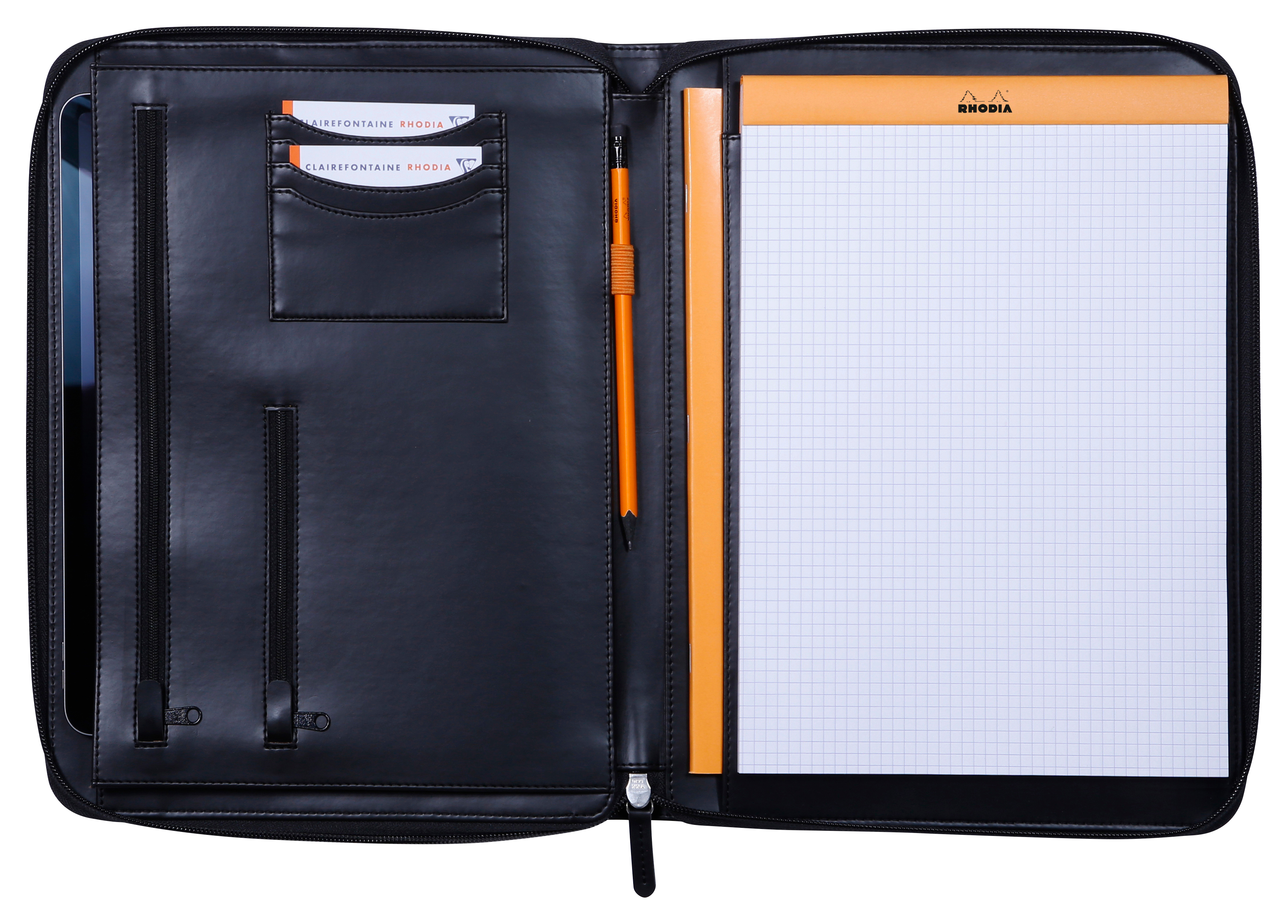 RHODIA Konferenzmappe A4 168116C schwarz